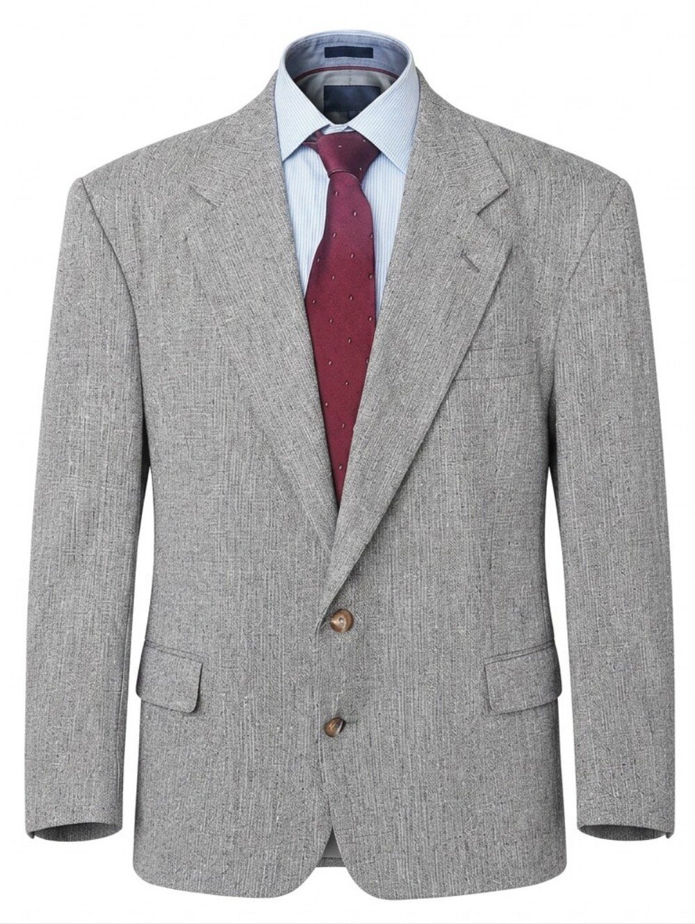 Deansgate Tailors Row Blazer Mens 46 Houndstooth Silk Wool Sport Coat Jacket